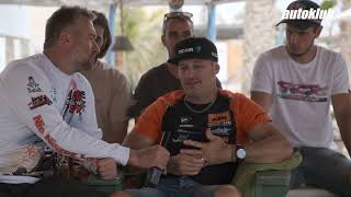 Rafał Sonik i Nicola Dutto  wywiad Rajd Dakar 2019 [upl. by Nodlehs]