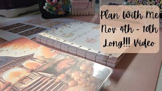 Plan With Me November 4th10th  Happy Planner Style [upl. by Searle949]