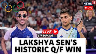 Paris Olympics 2024  Lakshya Sen In Semi Finals Live  Lakshya Sen Interview  Lakshya Sen Olympics [upl. by Khalil]