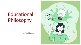 Meaning of Educational Philosophy and Relationship between Education and Philosophy [upl. by Ilellan40]