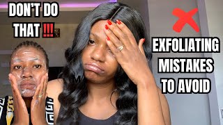 Don’t do this five mistake when exfoliating how to properly exfoliate your skin [upl. by Ylahtan986]