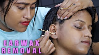 Ear Cleaning amp Massive Earwax Remove by Pakhi  Heavy Oil Head Massage  Neck Cracking  ASMR [upl. by Aneehsor]