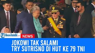 Viral Jokowi Tak Salami Try Sutrisno Di Peringatan HUT Ke 79 TNI Di Monas [upl. by Niran780]