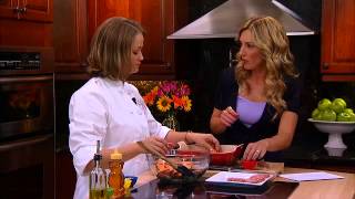 Roasted Sweet Potatoes with Sausage Sage amp Pine Nuts with Chef Lindsay Autry [upl. by Mayfield]