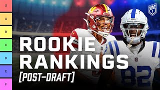 2024 Dynasty Rookie Rankings amp Tiers Post NFLDraft [upl. by Berhley148]