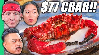 7 Asian Crab vs 77 Asian Crab Rarely Seen Seafood Species [upl. by Ahsiym323]