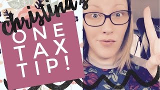 My ONLY Scentsy Tax Tip [upl. by Kora124]