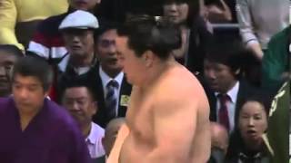 Y1e Hakuho vs Y1w Harumafuji [upl. by Gnehp]