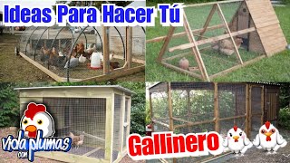 Ideas para hacer gallineros caseros Ideas Fáciles Gallinero Ideal [upl. by Raval668]