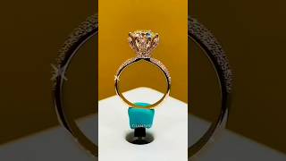 Sparkling Golden Flower Promise Ring💍💫 shortsvideo [upl. by Enrique]