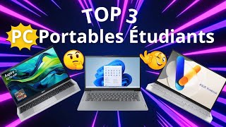 Les 3 Meilleurs PC Portables pour Étudiants en 2024  TOP 3 Ordinateurs portables Étudiants [upl. by Dirk]