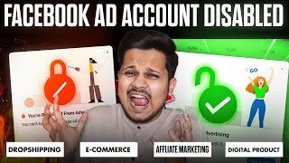 Facebook Ad Account Disabled Solution Dropshipping Ecommerce Affiliate Marketing Digital Product [upl. by Jabez]