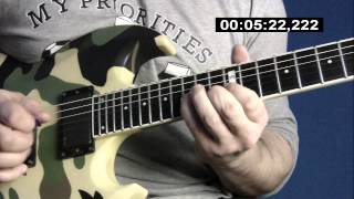 Unforgiven III Guitar Solo [upl. by Winebaum477]