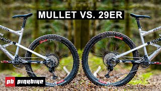 Mullet vs 29er With The Same Geometry  Which Is Faster [upl. by Yelsel]