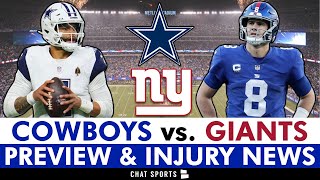 Cowboys vs NY Giants Injury Report Top Matchups Players To Watch And Week 4 NFL Preview [upl. by Kenji721]