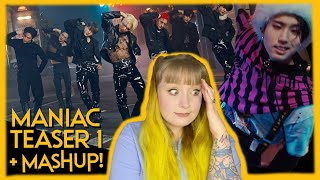 STRAY KIDS ODDINARY MASH UP VIDEO  MANIAC TEASER 1 REACTION [upl. by Aropizt526]