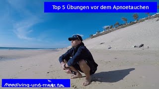 Top 5 Übungen vor dem Apnoetauchen [upl. by Enel]