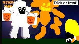 Thearchy and hellbreaker gose trick or treating thearchy show [upl. by Notnerb282]