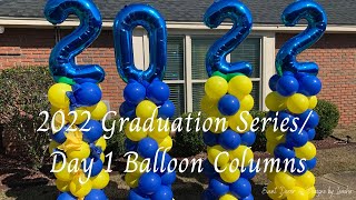 2022 Graduation Party Ideas  How to Create a Spiral Balloon Column for Graduation  Event Styling [upl. by Ner752]