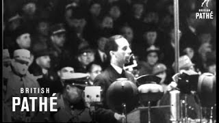 Die Weihestunde Auf Dem Tempelhofer Feld Aka Goebbels Speaking At Nazi Rally 1930 [upl. by Gignac280]