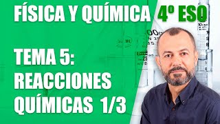 Reacciones químicas 13  Tema 5  Física y Química 4 ESO [upl. by Kurman]