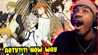 THIS WAS ANIME OF THE YEAR Bungo Stray Dogs All Openings amp Endings 15 Reaction [upl. by Pell]