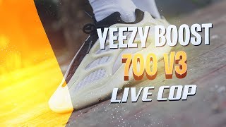 YEEZY BOOST 700 V3 LIVE COP [upl. by Ahsircal]