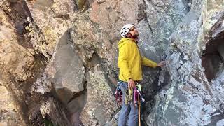 Rock Climbing Crestone Needle  Ellingwood Ledges Direct [upl. by Loram]