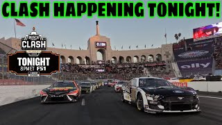 BREAKING NEWS NASCAR to run the Clash at the LA Coliseum TONIGHT due to threat of future weather [upl. by Rockefeller]