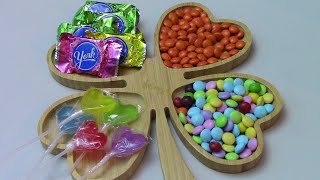 ASMR Filling Platter with Candies Chocolates and LollipopsSatisfying Filling Platter [upl. by Aicul986]