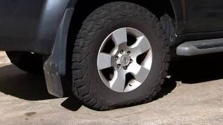 Deflating Car Tyre Sound Effect HISS with video [upl. by Eissac]