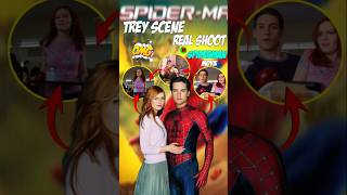 Trey Scene Real Shoot In SPIDERMAN Movie spiderman factsinhindi [upl. by Fowle340]