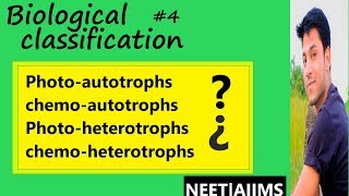 Lec4 Biological classification Hindi  Nutrition Based classification  NEET AIIMS [upl. by Ahsinek]