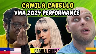 REACTION TO Camila Cabello  Live Performance at MTV VMAs 2024  FIRST TIME WATCHING [upl. by Kipton55]