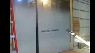 Automatic Sliding Doors  Dado Door  Kennedy Center Russian Lounge [upl. by Raseta333]