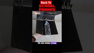 Water bottle prank for back to school funny laugh prank [upl. by Mundy]