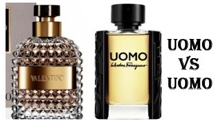 NEW Salvatore Ferragamo Uomo EDT vs Valentino Uomo EDT  Review amp Comparison [upl. by Otrebron]