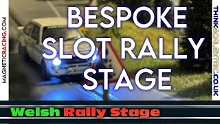 Bespoke Slot Rally Stage in a Welsh Village amp TreeLined Hill Climb [upl. by Ttemme]