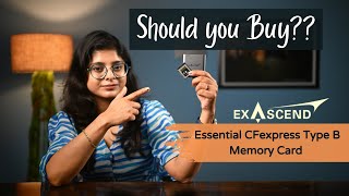 Best Budget Memory Card   ExAscend Essential CF Express Type B Memory Card Review  Exascend [upl. by Helbonia690]