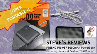 Pineng PN987  PN987 5000mAh Super Portable Powerbank [upl. by Clarice169]