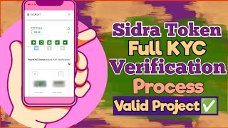 Sidra Token KYC full verification process step by step p2p verification is needed to start Swapping [upl. by Teressa]