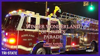 2023 Winter Wonderland of Lights Parade Ashland Kentucky [upl. by Atiuqel]