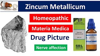 Zincum Metallicum Homeopathic Medicine  Drug Picture  Materia Medica bhms materiamedica zincum [upl. by Barsky436]