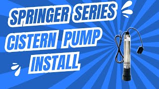 Springer Series Cistern Pump How to Install [upl. by Anam10]