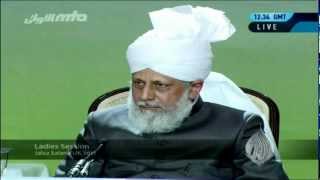 Jalsa Salana UK International 2012  Lajna Session  Emotional Moments  Ladies Hall [upl. by Black]