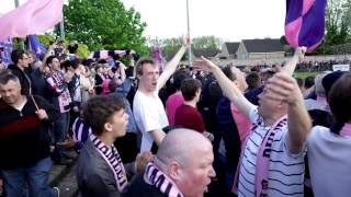 Dulwich Hamlet fans in action [upl. by Udele317]