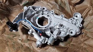 How to Replace a Ford 35 Ecoboost Oil Pump without removing the pan as youre doing a timing set [upl. by Ydnelg183]