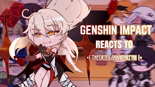 GENSHIN IMPACT react to archons first venti15next zhongli [upl. by Gluck230]