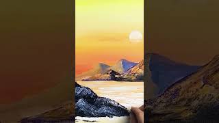 Spectacular Sunset  Acrylic Painting for Beginners  Painting Techniques  Paint9 Art [upl. by Anstice899]