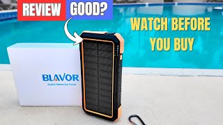 Portable Solar Power Bank Review [upl. by Ellehcsar764]